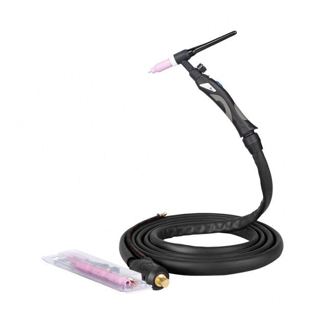Torche à valve TIG SR-17 de 4 m - Refroidissement au gaz - Le Comptoir du Soudeur