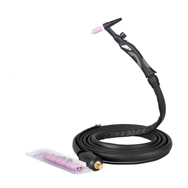 Torche à valve TIG SR-9 de 4 m - Refroidissement au gaz - Le Comptoir du Soudeur