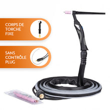 Torche TIG SR-20 - Corps fixe/flex - 4m/8m - Refroidi eau - Le Comptoir du Soudeur