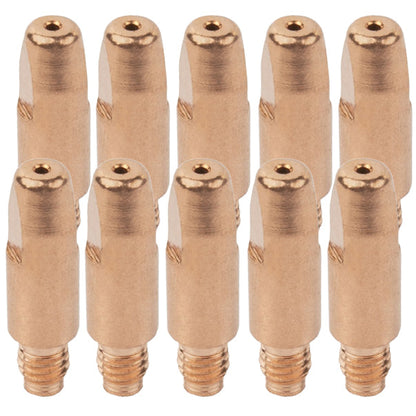 Tube contact acier pour torche MIG/MAG MB-25 et MB-36 - M6x28 mm - Lot de 10 pièces - Le Comptoir du Soudeur