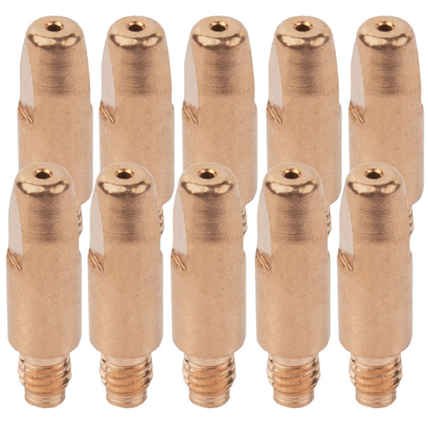 Tube contact acier pour torche MIG/MAG MB-25 et MB-36 - M6x28 mm - Lot de 10 pièces - Le Comptoir du Soudeur