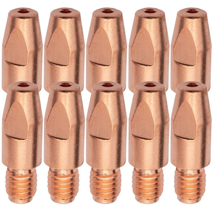 Tube contact acier pour torche MIG/MAG MB-501 - M6x28 mm - Lot de 10 pièces - Le Comptoir du Soudeur