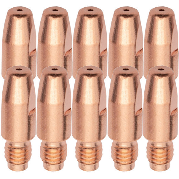 Tube contact aluminium pour torche MIG/MAG MB-501 - M8x30 mm - Lot de 10 pièces - Le Comptoir du Soudeur
