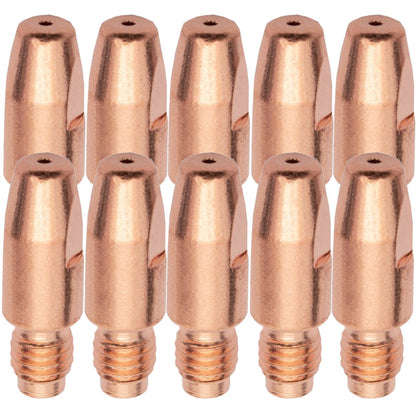 Tube contact aluminium pour torche MIG/MAG MB-501 - M8x30 mm - Lot de 10 pièces - Le Comptoir du Soudeur
