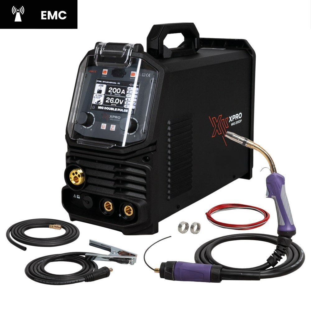 Poste à souder XPro MIG DOUBLE PULSE 200A - 220V - SYNERGIQUE - Garantie 3 ans