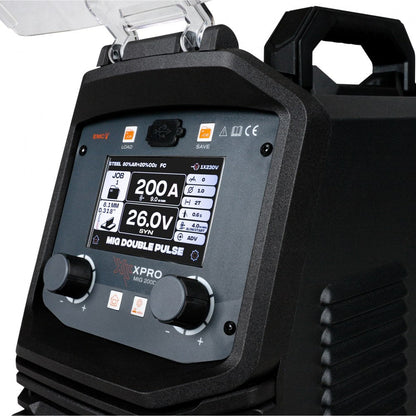 Poste à souder XPro MIG DOUBLE PULSE 200A - 220V - SYNERGIQUE - Garantie 3 ans
