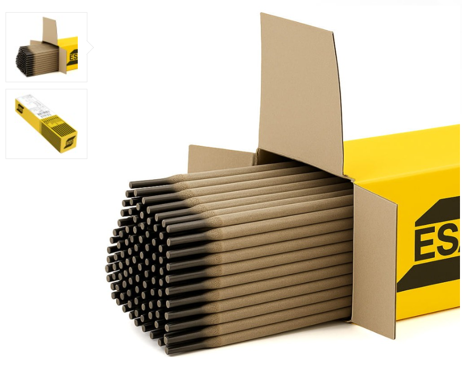 Électrodes basiques ESAB EB146 E7018 2,5 mm – 4,3 kg (171 pcs)
