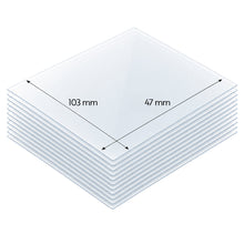 Écrans polycarbonates incolores 103x47 mm - Lot de 10 pièces - Le Comptoir du Soudeur