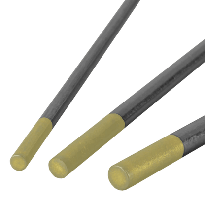 Lot de 10 électrodes en tungstène doré - 1.5% de lanthane - Le Comptoir du Soudeur