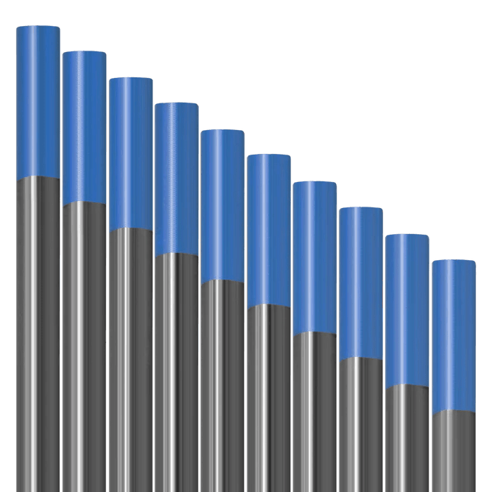 Lot de 10 électrodes en tungstène bleu 2% de teneur en lanthane - Le Comptoir du Soudeur