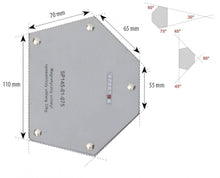 Angle de soudage magnétique Spartus 33kg - Le Comptoir du Soudeur