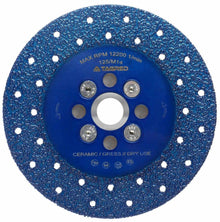 Disque diamant pour couper, meuler carrelage, pierre, céramique 125 mm M14 - Le Comptoir du Soudeur