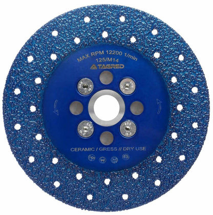 Disque diamant pour couper, meuler carrelage, pierre, céramique 125 mm M14 - Le Comptoir du Soudeur