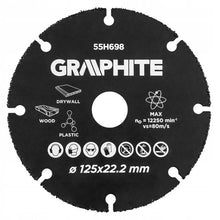 Graphite Lame pour couper le bois et le plastique 125 x 22,2 mm - Le Comptoir du Soudeur